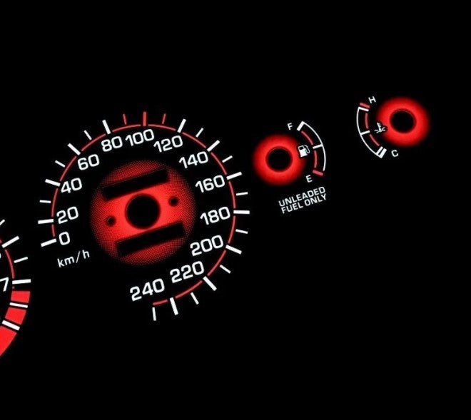 Honda Civic EG Glow Style Cluster Overlays - 240km - Boosted Kiwi