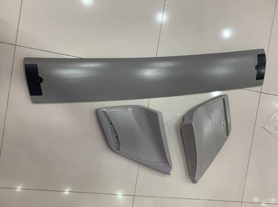 Mitsubishi Lancer Evo 8 / 9 Style Rear Wing / Spoiler (Plastic - 3 Piece) - Boosted Kiwi