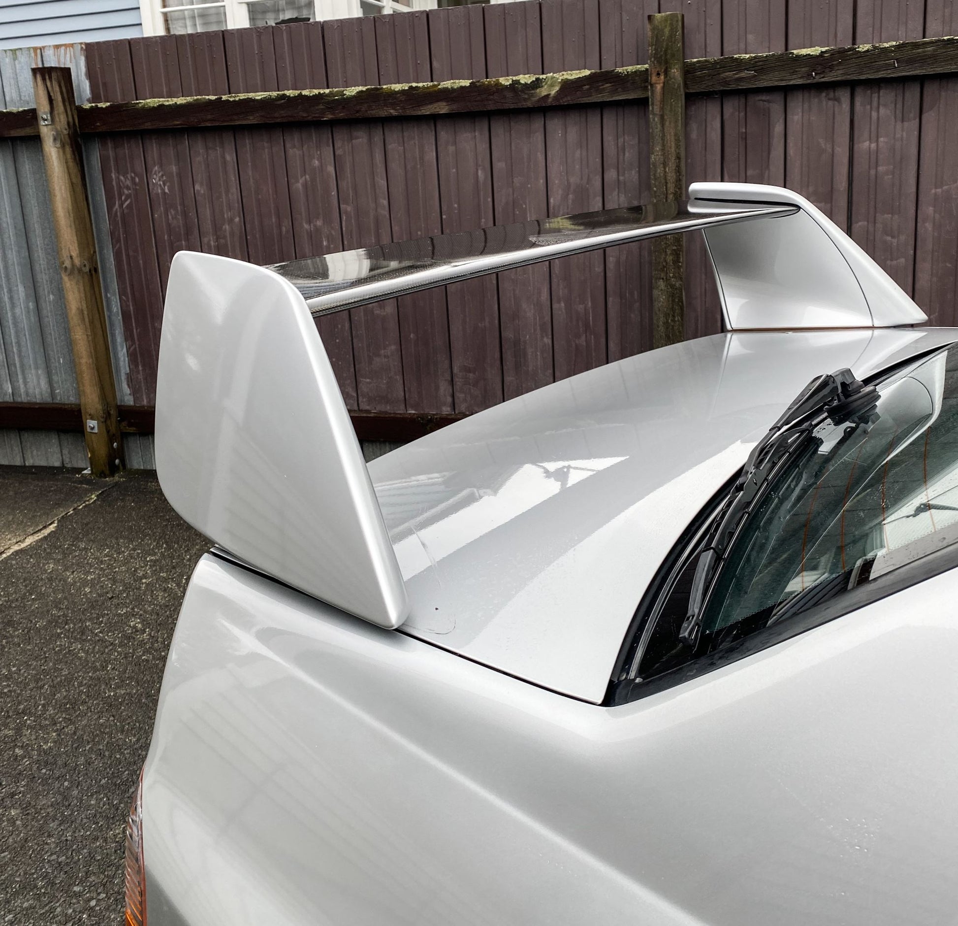 Mitsubishi Lancer Evo 8 / 9 Style Rear Wing / Spoiler (Plastic - 3 Piece) - Boosted Kiwi