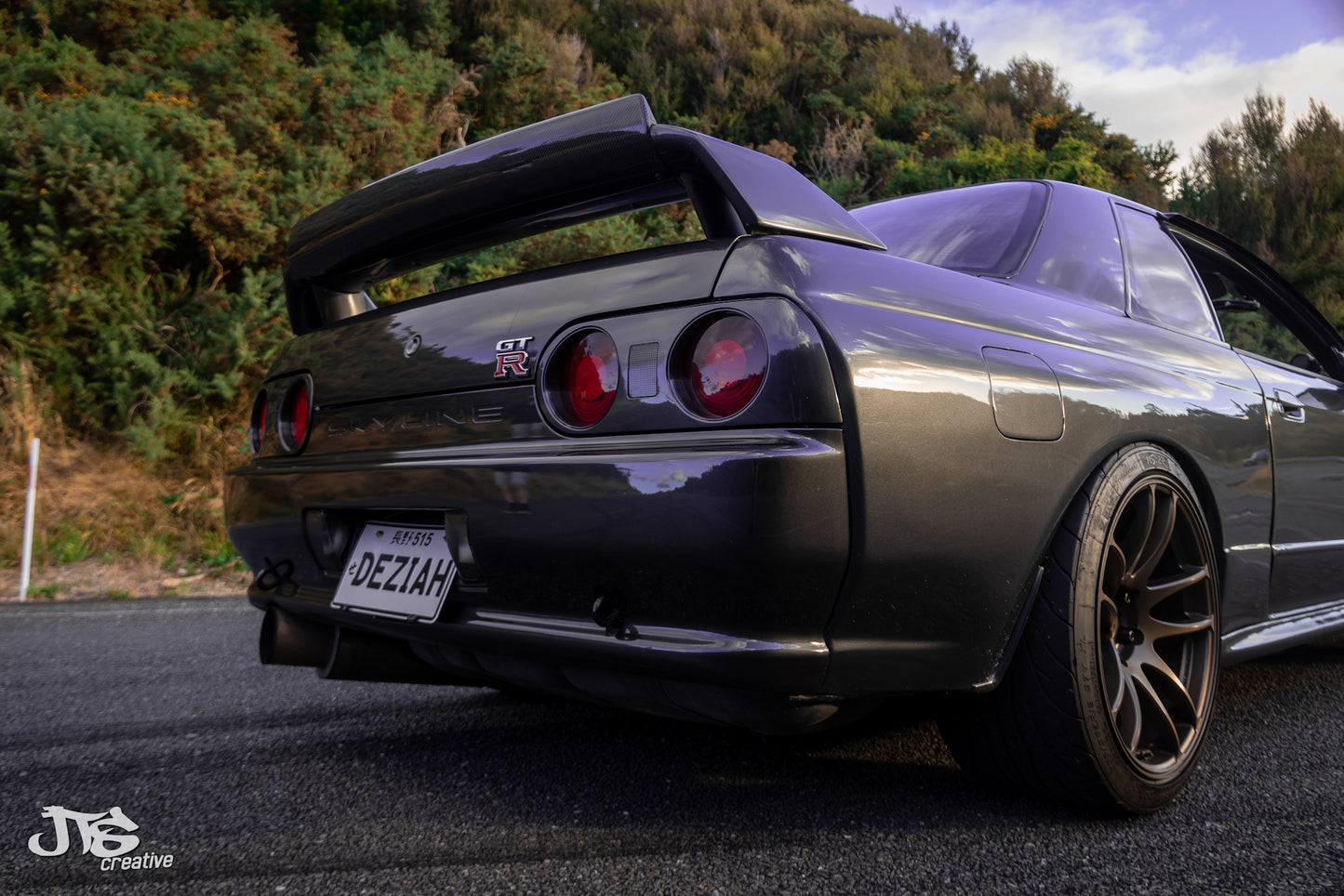 Nissan R32 & S14 Gurney Flap / Rear Spoiler Lip (Carbon Fiber) - Boosted Kiwi