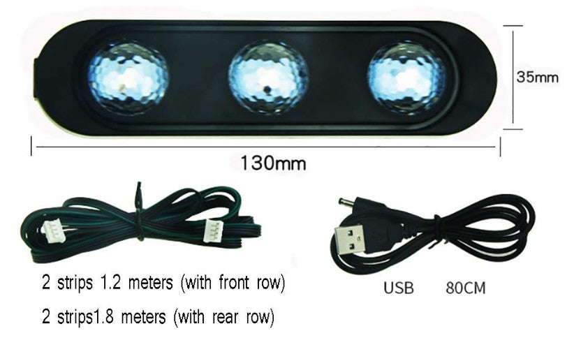 Interior LED Atmosphere / Ambient Star RGB Lights - Boosted Kiwi