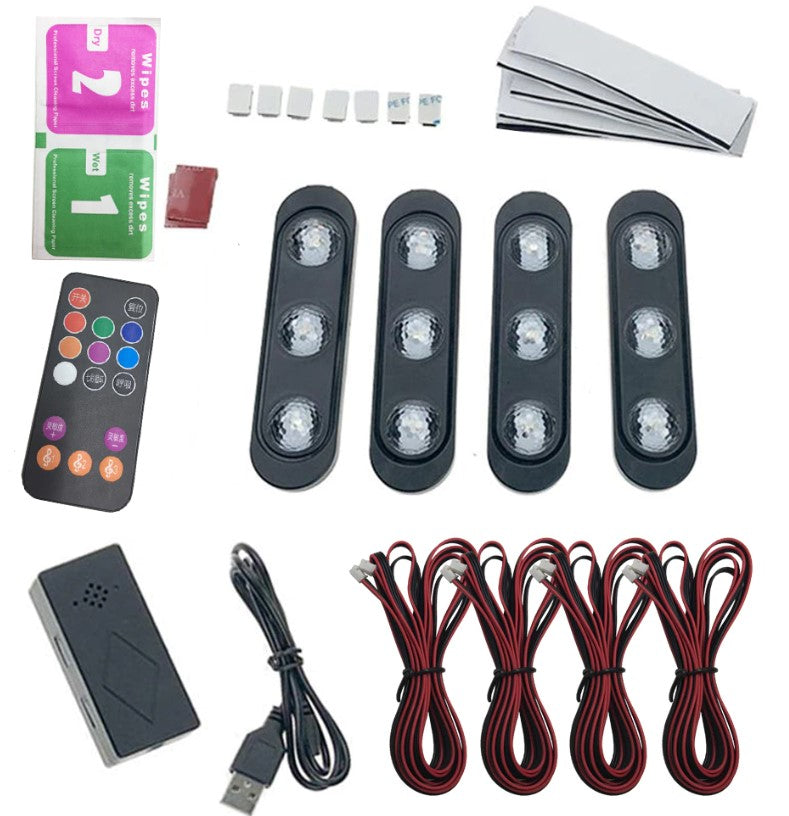 Interior LED Atmosphere / Ambient Star RGB Lights - Boosted Kiwi