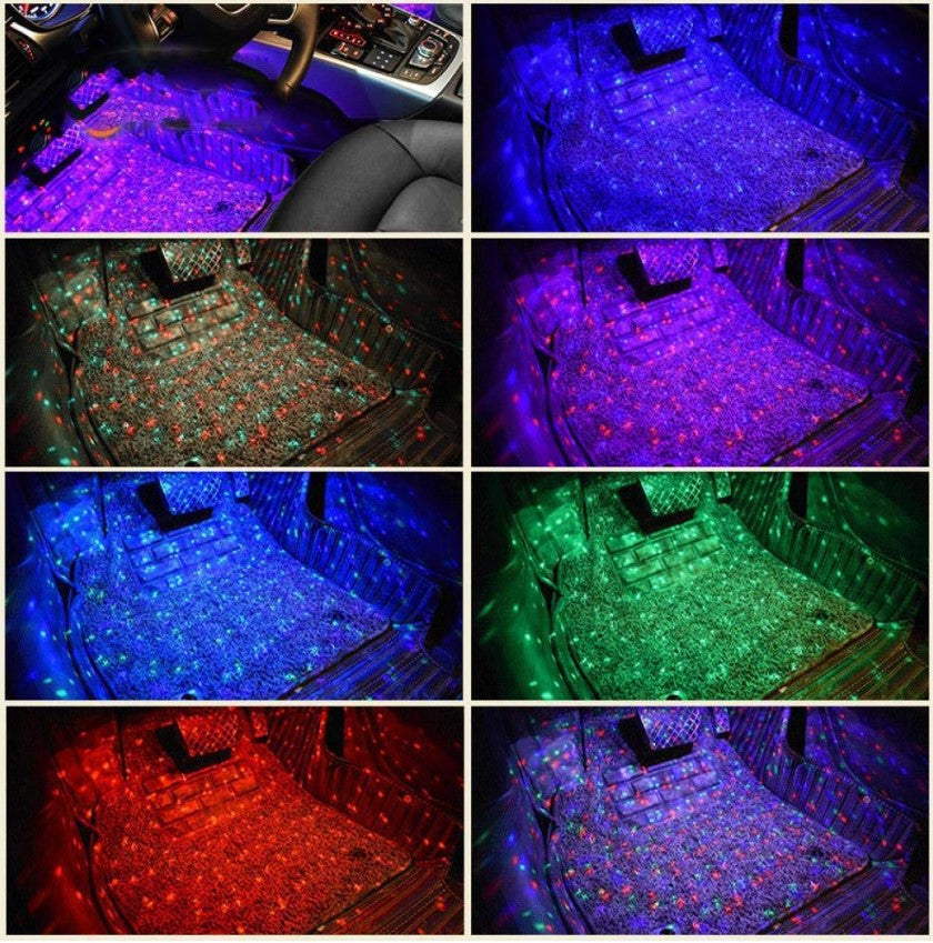 Interior LED Atmosphere / Ambient Star RGB Lights - Boosted Kiwi