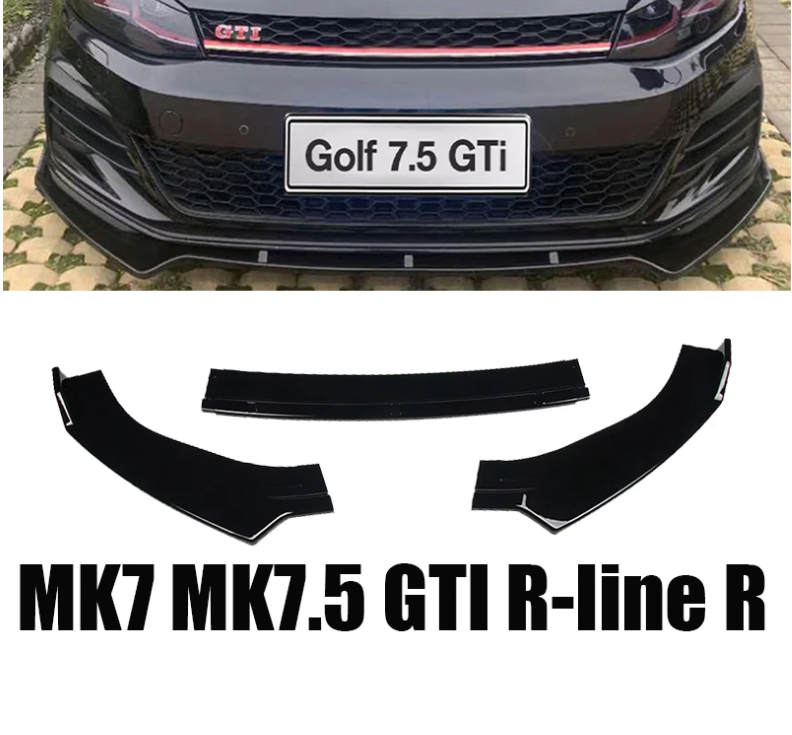 Volkswagen VW Golf Mk7 / Mk7.5 GTI Golf R / R-Line Front Lip / Splitter