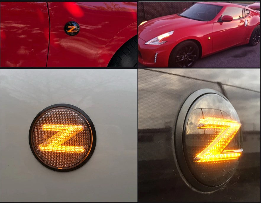 Nissan 370z / Fairlady Z LED Side Indicators - Multiple Options - Boosted Kiwi