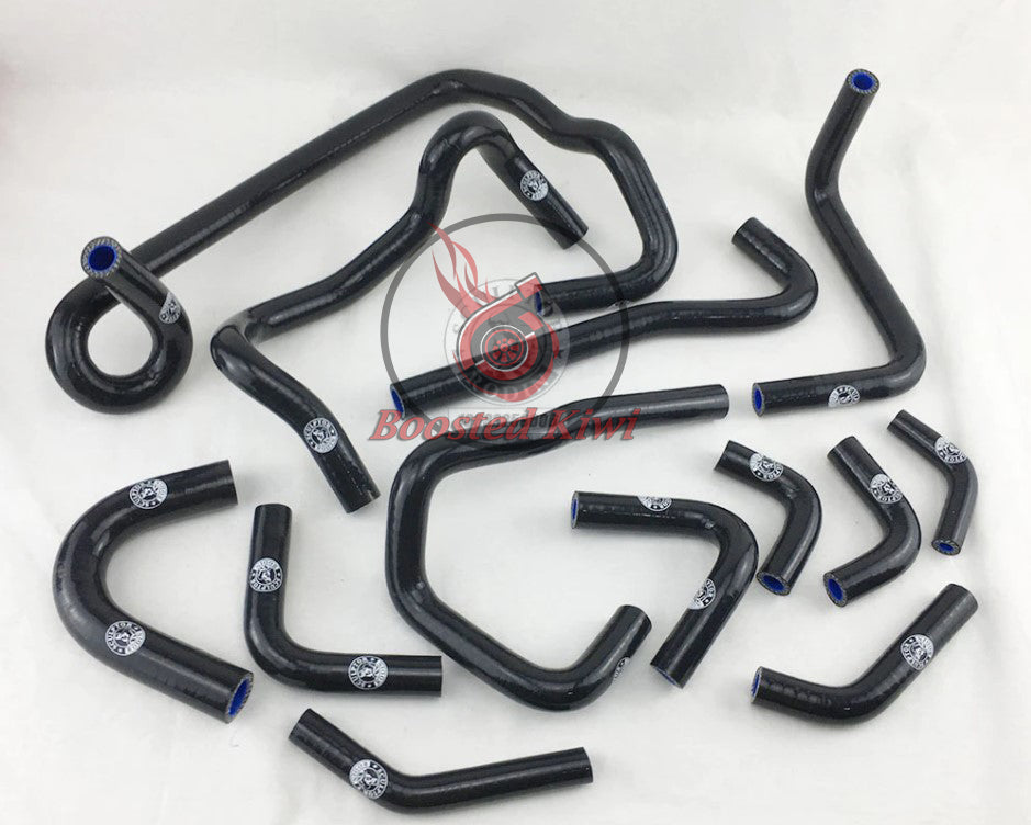 Silicone Nissan RB26 Radiator / Heater Hose Kit - Boosted Kiwi