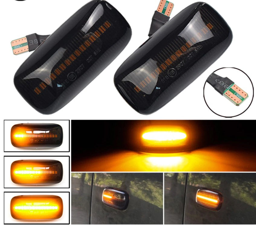 Nissan Silvia S15 / Cefiro A32 / Pulsar N15 / Skyline R34 LED Side Indicators - Boosted Kiwi