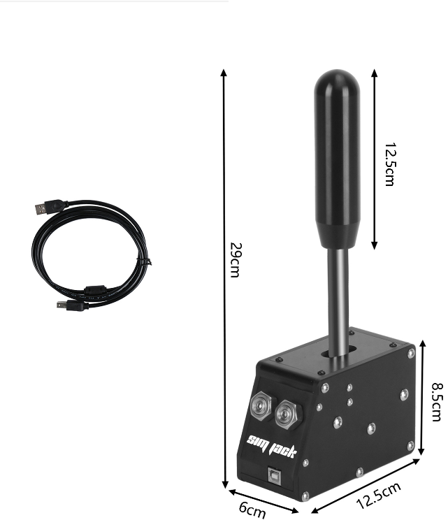 High Quality Sim Racing Sequential / Rally Shifter - Adjustable