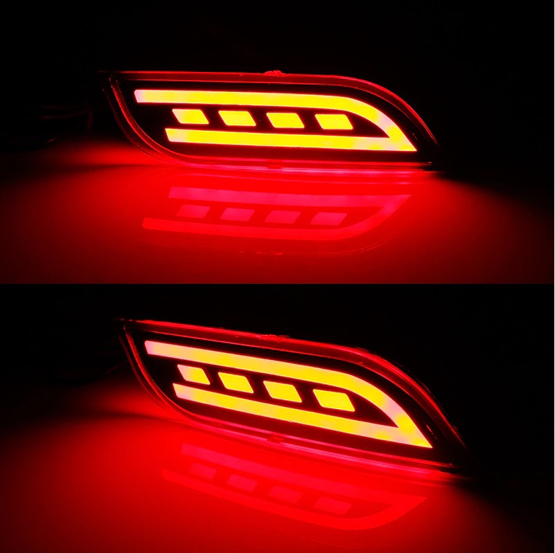 Subaru Impreza WRX / STI 2008 - 2014 (SGT, GR, GH) LED Rear Bumper Reflectors - Boosted Kiwi