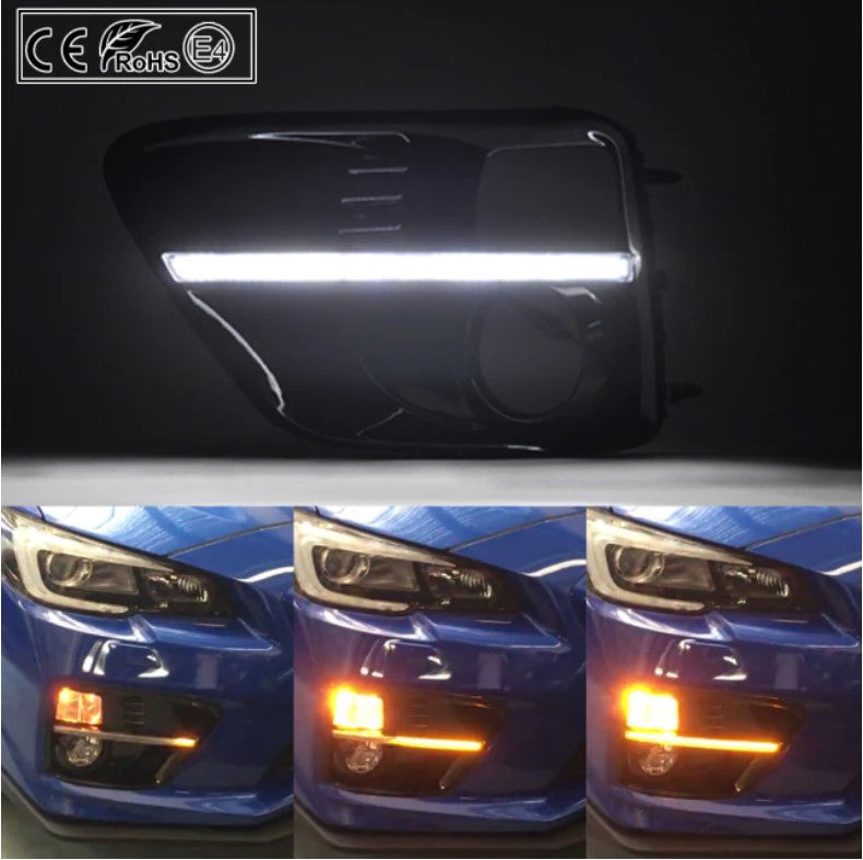 Subaru Impreza WRX / STI Front DRL / Indicator Bezel - Boosted Kiwi