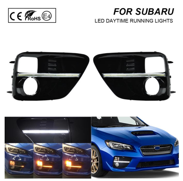 Subaru Impreza WRX / STI Front DRL / Indicator Bezel - Boosted Kiwi