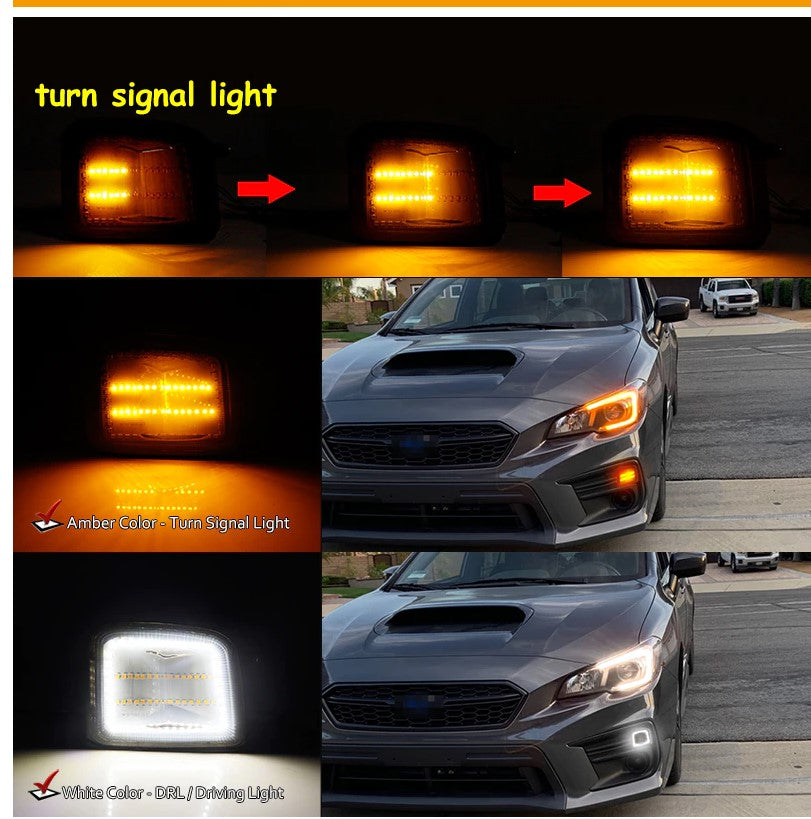 Subaru Impreza WRX / STI 2015+ (VA) Sequential Front Indicators / DRL's - Boosted Kiwi