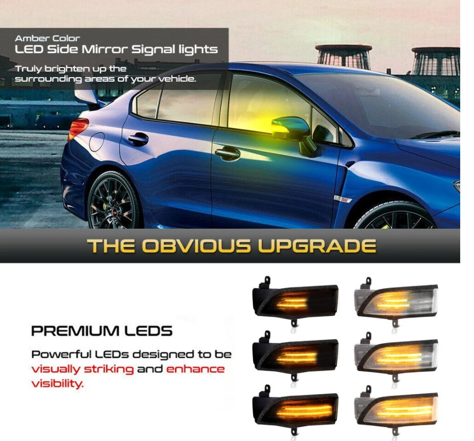 Subaru Impreza WRX / STI (VA) 2015+ LED Wing Mirror Sequential Indicators - Boosted Kiwi