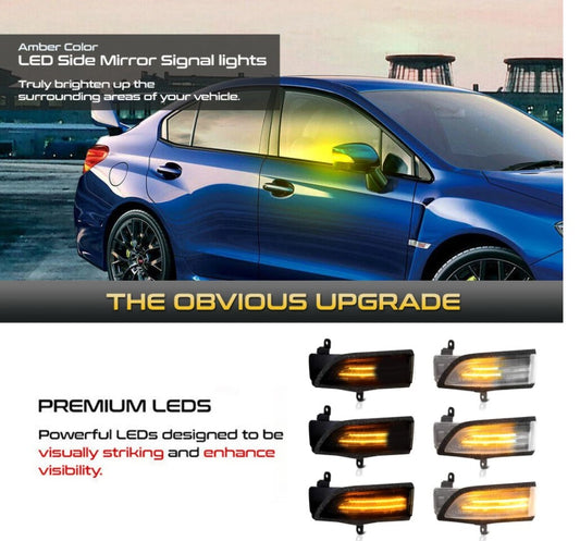 Subaru Impreza WRX / STI (VA) 2015+ LED Wing Mirror Sequential Indicators - Boosted Kiwi