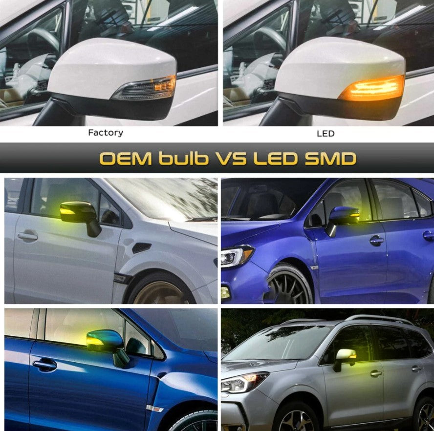 Subaru Impreza WRX / STI (VA) 2015+ LED Wing Mirror Sequential Indicators - Boosted Kiwi
