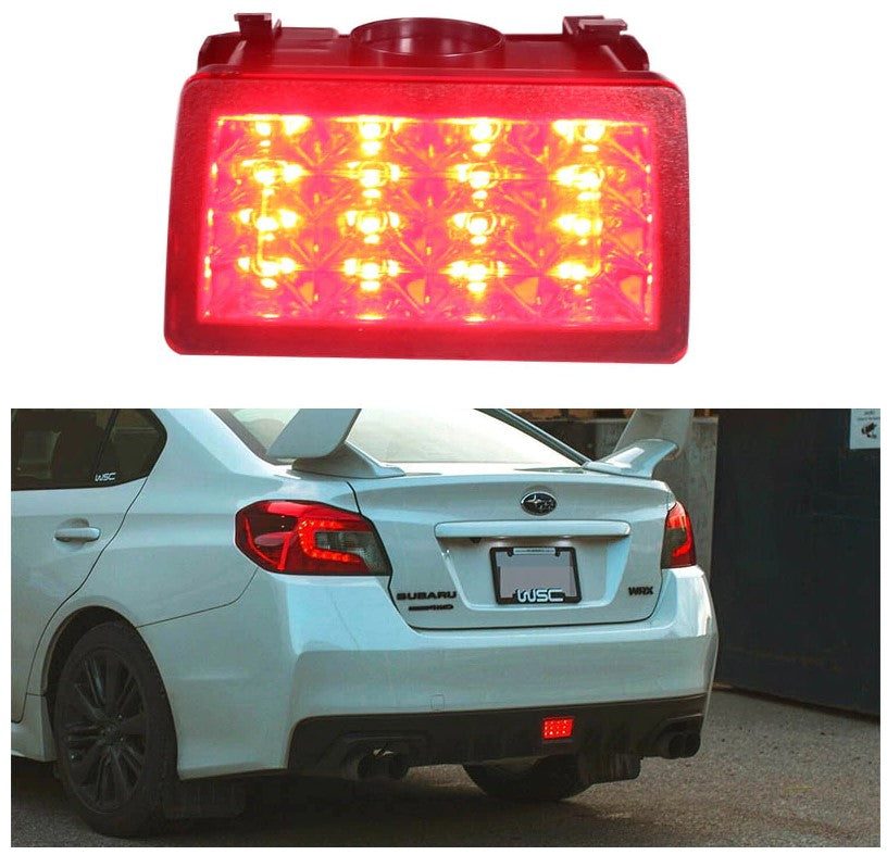 Subaru 2011+ F1 Style Rear Strobe Brake Light (GR / VA Chassis) - Smoked - Boosted Kiwi