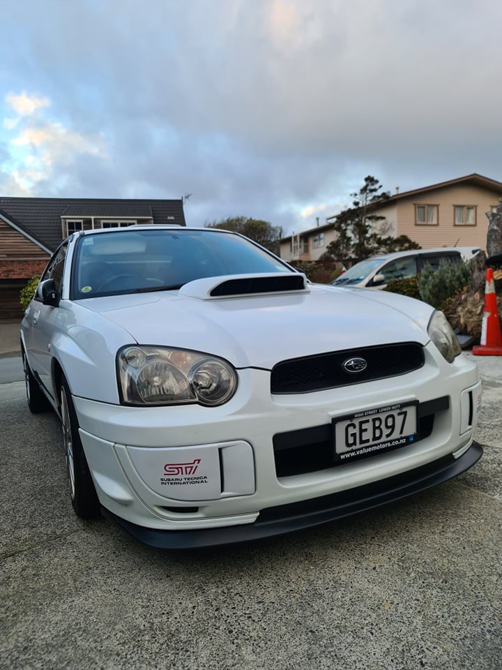 Subaru Impreza WRX / STI Front Lip (GDB 2003 - 2005) - Plastic - Boosted Kiwi