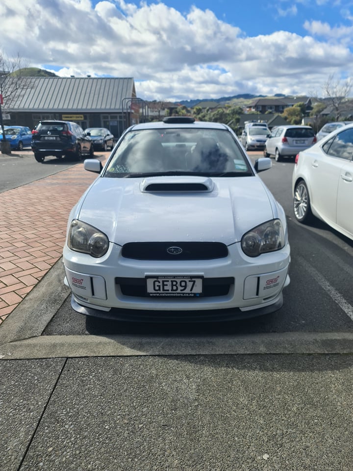 Subaru Impreza WRX / STI Front Lip (GDB 2003 - 2005) - Plastic - Boosted Kiwi