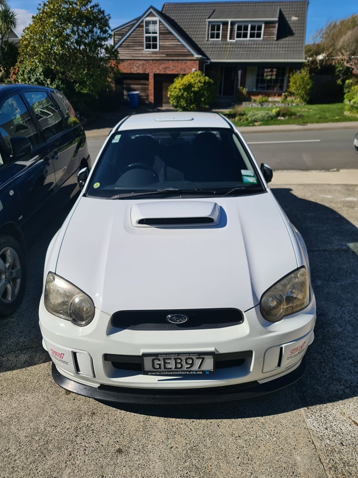 Subaru Impreza WRX / STI Front Lip (GDB 2003 - 2005) - Plastic - Boosted Kiwi