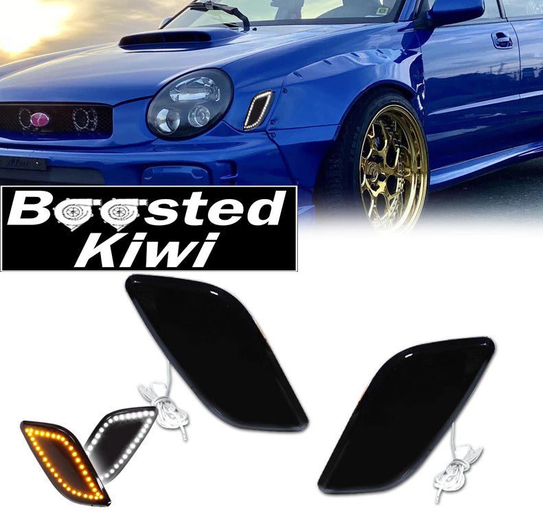 Subaru Impreza WRX / STI V7 (2000 - 2003) - Bugeye Front Guard LED's - Boosted Kiwi