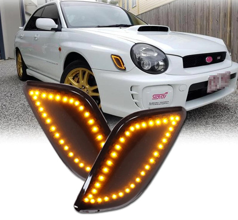 Subaru Impreza WRX / STI V7 (2000 - 2003) - Bugeye Front Guard LED's - Boosted Kiwi