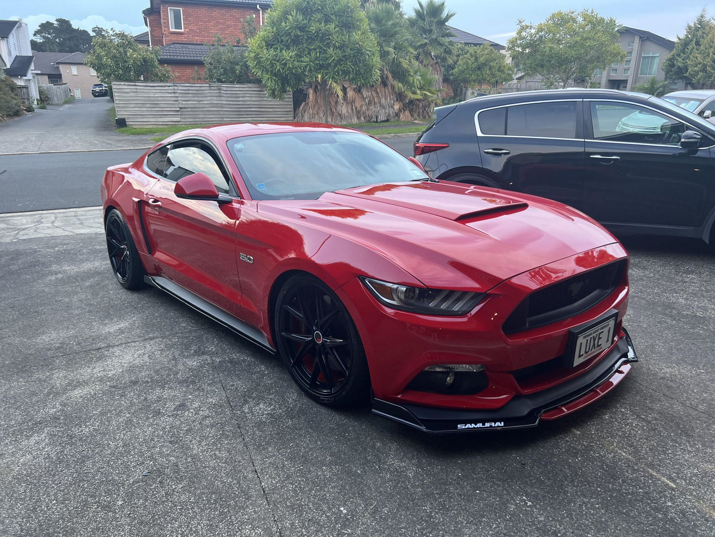 Universal Front Splitter Kit (Many Different Finishes / Red / Carbon / Black) - Boosted Kiwi