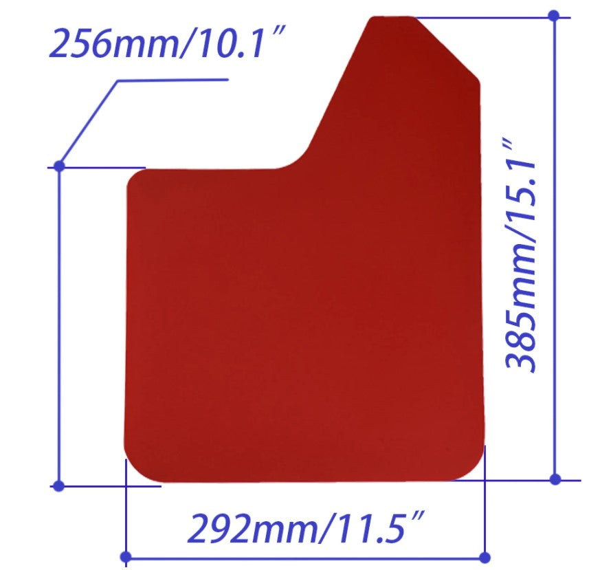 Universal / Subaru Mudflaps / Splash Guards / Mudguards - Red or Black - Boosted Kiwi