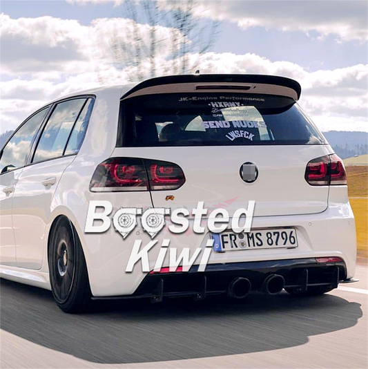 Volkswagen / VW Golf Mk6 GTI / R Rear Roof Lip Spoiler - Carbon or Black