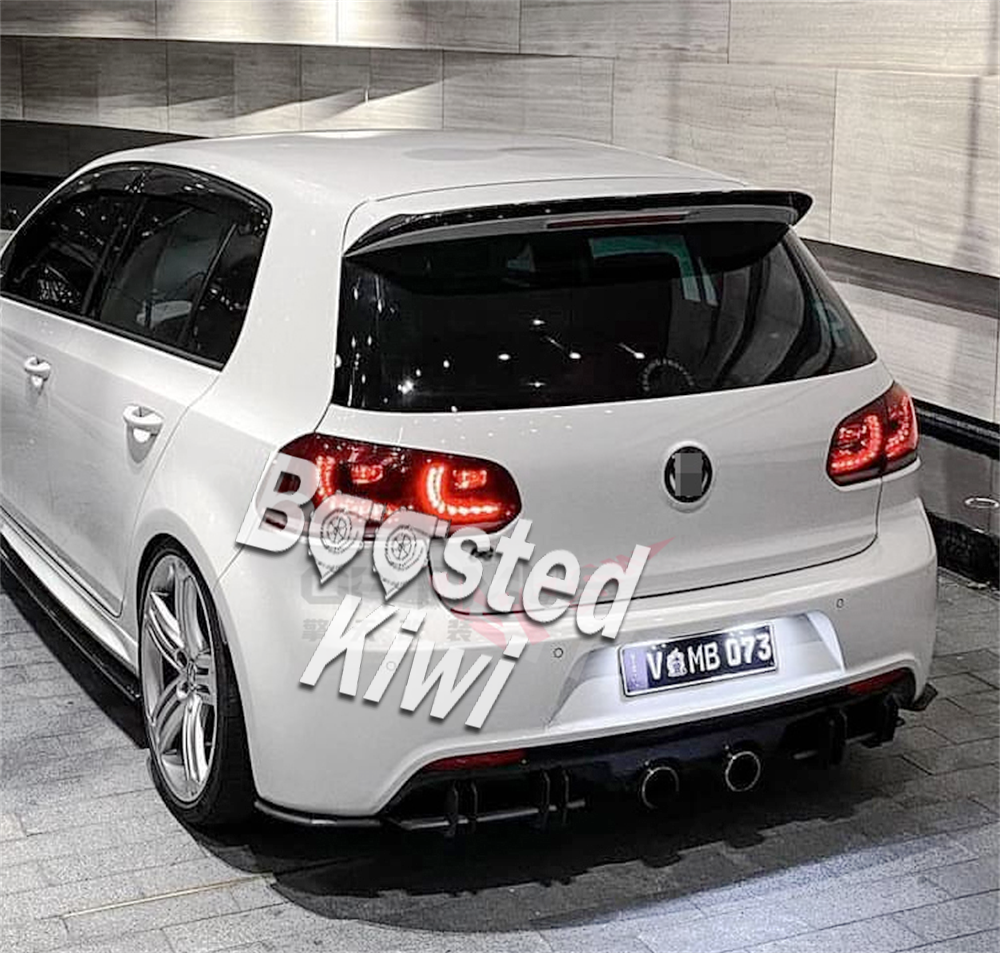Volkswagen / VW Golf Mk6 GTI / R Rear Roof Lip Spoiler - Carbon or Black
