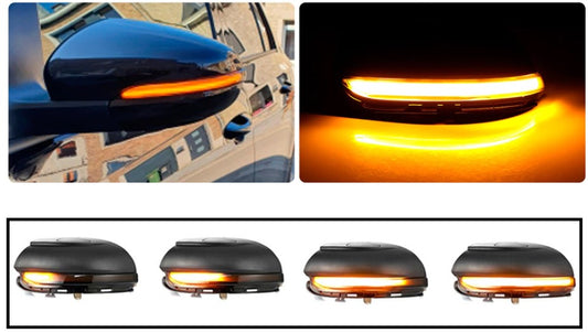 Volkswagen / VW Golf Mk6 LED Sequential Wing Mirror Indicators / Covers - Boosted Kiwi