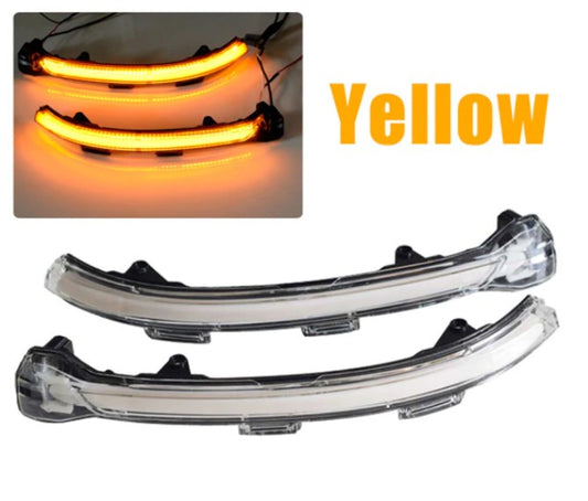 Volkswagen / VW Golf Mk7 LED Sequential Wing Mirror Indicators - Black or Clear - Boosted Kiwi