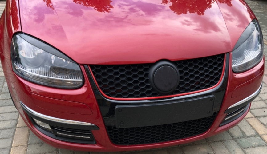 VW Golf Mk5 GTI R Eyelids - Black or Carbon - Boosted Kiwi