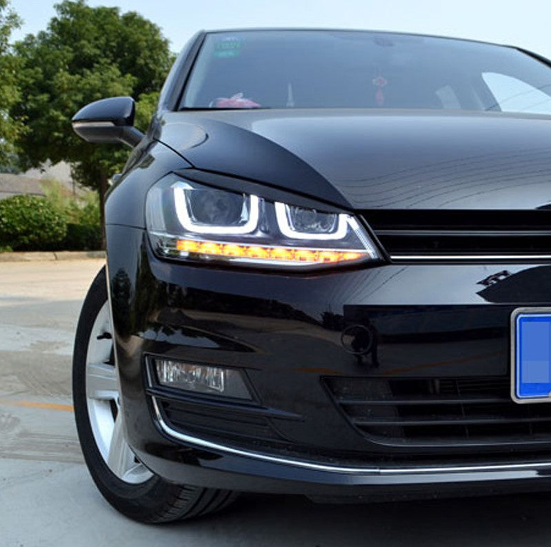 VW Golf Mk7 GTI / R Eyelids - Black or White - Boosted Kiwi
