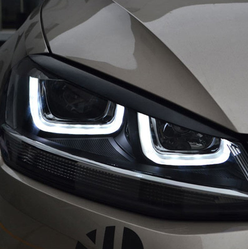 VW Golf Mk7 GTI / R Eyelids - Black or White - Boosted Kiwi