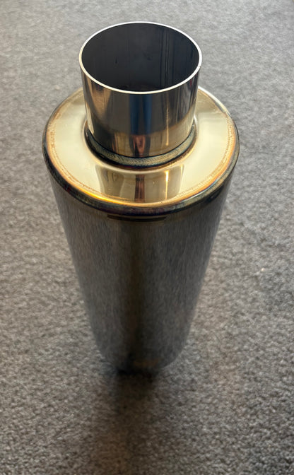 6" Round Body Mid / Stub Muffler / Resonator