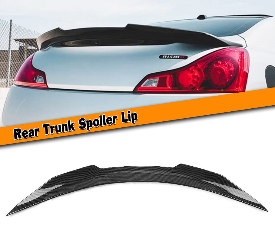 Nissan 350GT / G35 PSM Style Boot Spoiler (Carbon Fiber Look - Coupe)