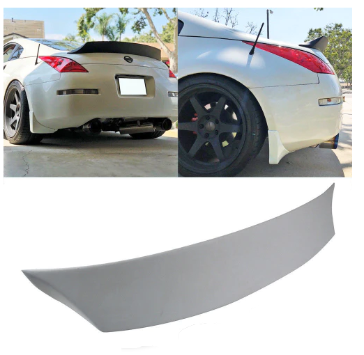 Nissan 350z / Fairlady Z Rear Ducktail V Style Spoiler / Lip