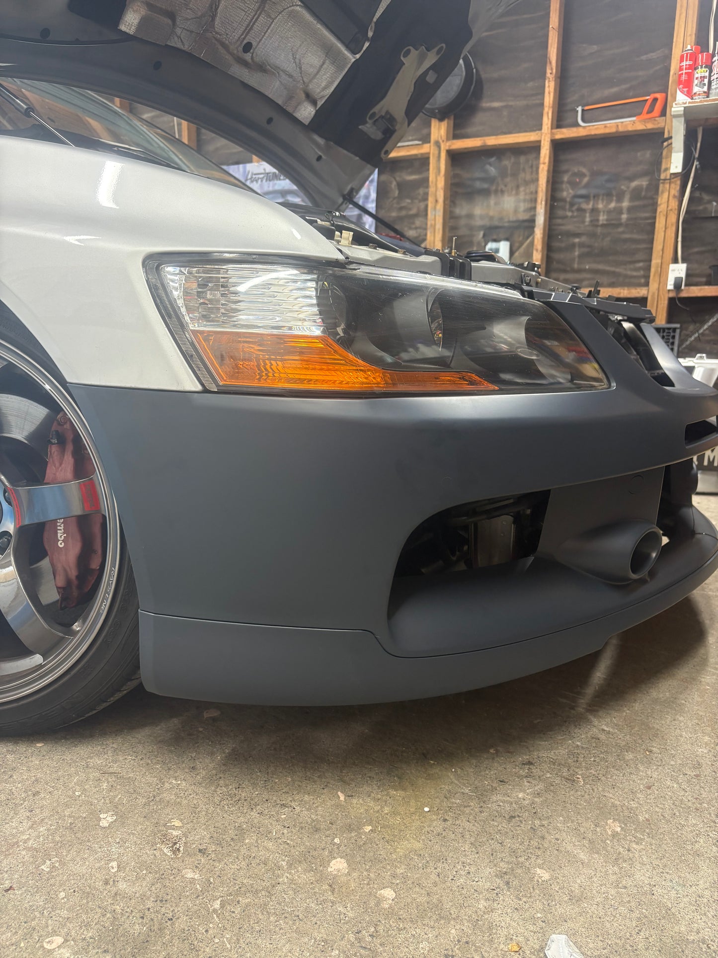 Mitsubishi Lancer Evo 9 Front Bumper - PLASTIC (CT9A Evo IX)