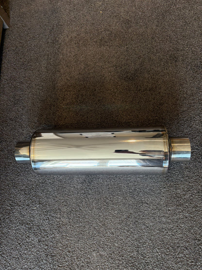6" Round Body Mid / Stub Muffler / Resonator