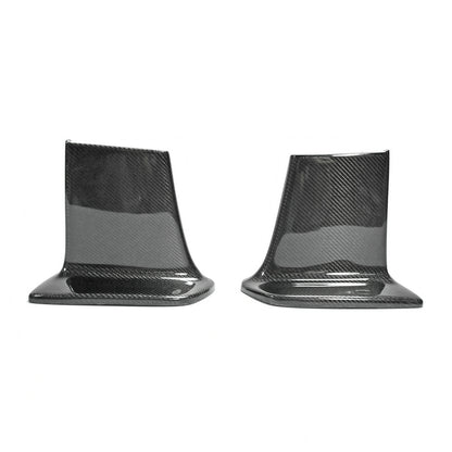 Nissan Skyline R34 JUN Style High Leg Spoiler Extensions (Carbon Fiber)