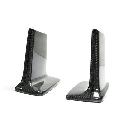 Nissan Skyline R34 JUN Style High Leg Spoiler Extensions (Carbon Fiber)