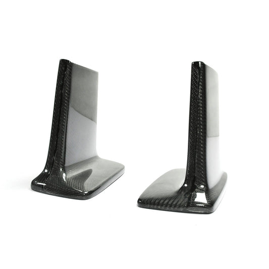 Nissan Skyline R34 JUN Style High Leg Spoiler Extensions (Carbon Fiber)