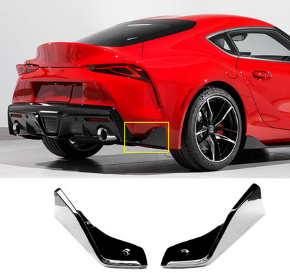 Toyota A90 Supra Rear Bumper Extensions / Lips (2019+)