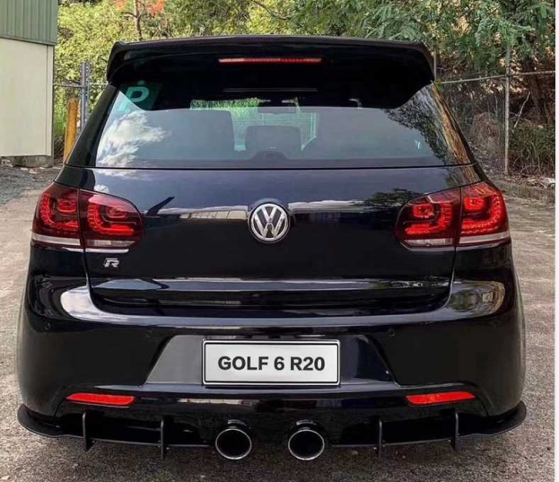 VW Golf Mk6 Golf R / Rear Diffuser Kit