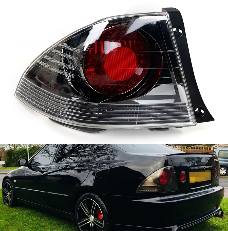 Toyota Altezza / Lexus IS200 IS300 Black Housing Tail Lights