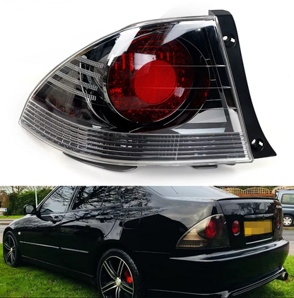 Toyota Altezza / Lexus IS200 IS300 Black Housing Tail Lights