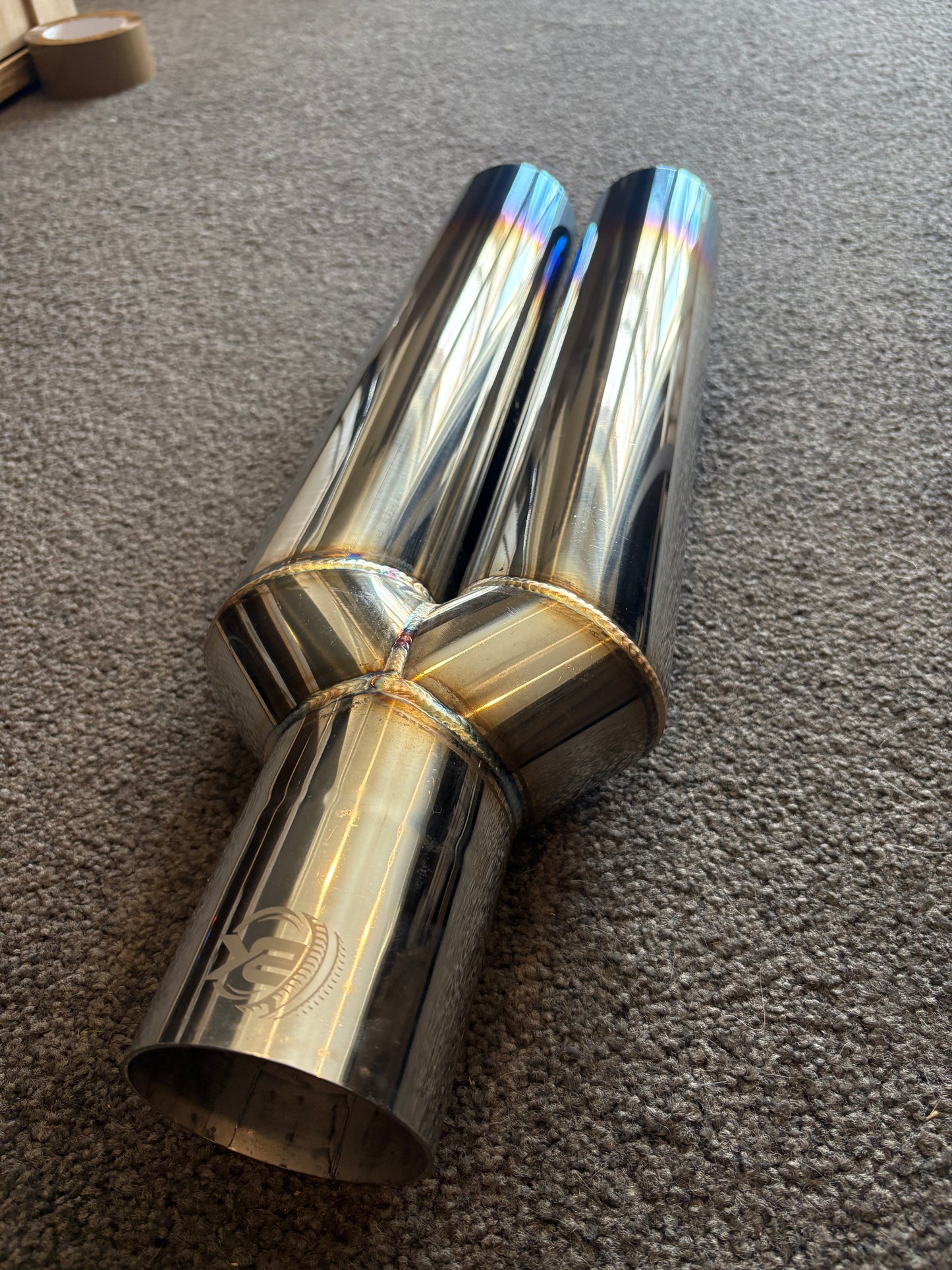 Stainless Steel 3" (76mm) Shotgun Exhaust Tip (High Quality Stainless Steel)