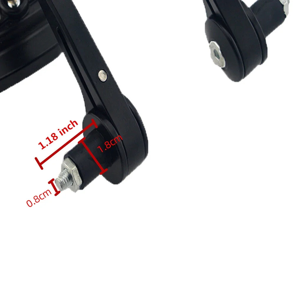 Universal Motorbike / Motorcycle Bar End Wing / Side Mirrors