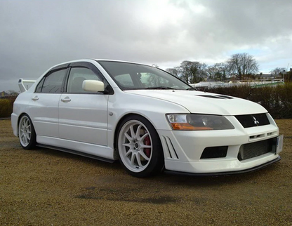 Mitsubishi Lancer Evo 7 8 9 CT9A Side Skirt Extensions - Plastic (2001 - 2007)