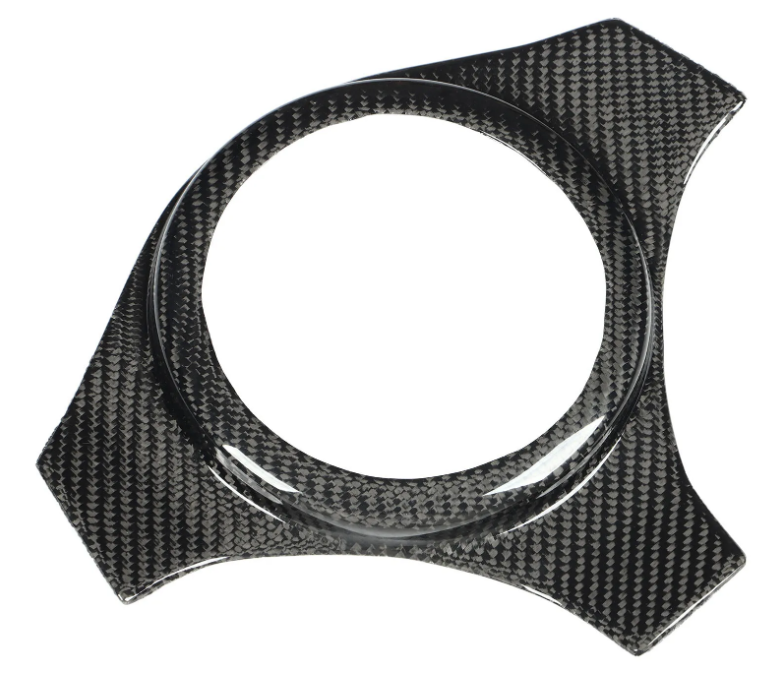 Mitsubishi Lancer Evo Carbon Fiber Steering Wheel Faceplate Cover (CT9A)